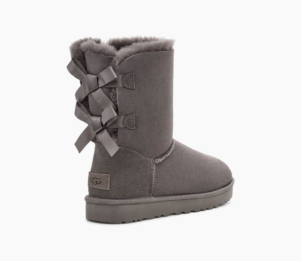 Ugg Short Boots Canada - Ugg Women's Bailey Bow Ii Grey